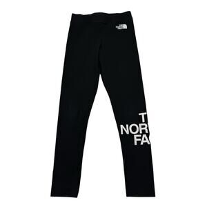 The North Face Girls Black Leggings, 10/12